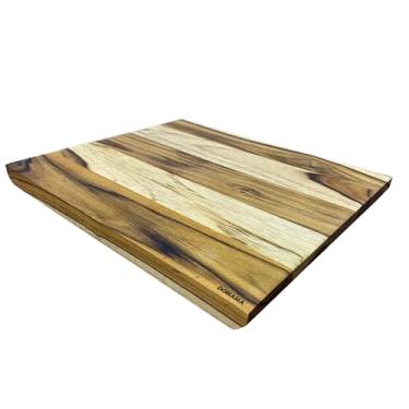 Imagem de Tábua de Carnes Legumes Cozinha Teca 35X28cm