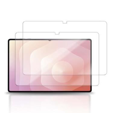 Imagem de YAJOJO Pacote com 2 protetores de tela para tablet Samsung Galaxy Tab S11 Ultra de 14,7 polegadas, vidro temperado de dureza 9H para Galaxy Tab S11 Ultra, antiarranhões, sem bolhas, clareza HD