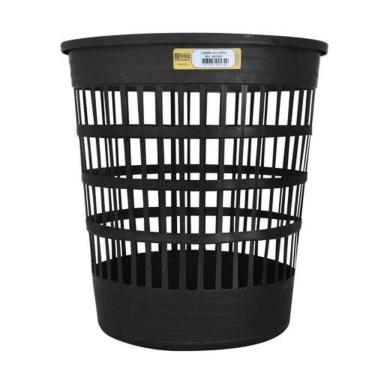 Imagem de Lixeira Plástica 10 Litros Telada Paredes Teladas - Dtools 28,5cm Altura 27cm Diâmetro