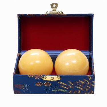 Imagem de JapanBargain 4505, Bolas Grandes De Terapia Para Mãos, Alívio Do Estresse, Baoding Chinês