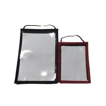 Imagem de Kit com 10 Pastas Sanfonadas Organizadoras A4 em Plástico com Divisórias para Documentos - Porta Ordens de Serviço, Uso Escolar e Escritório(AZUL ROYAL,A4 (24x34cm))