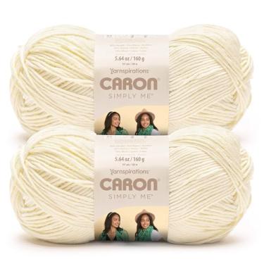 Imagem de Caron Fio Simply Me Aran - Pacote com 2 unidades de 160 g - 62% acrílico, 20% nylon, 18% lã - nº 5 volumoso - 197 jardas - tricô/crochê