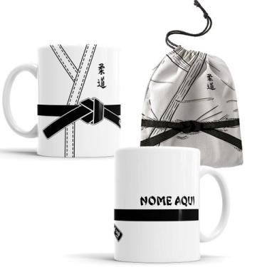 Imagem de Caneca Artes Marciais Kimono Judô com Saquinho - Elicomics, COM NOME