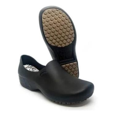 Imagem de Sapato hospitalar Antiderrapante Enfermagem Cozinha Hotelaria Sticky S