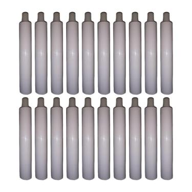 Imagem de Esquirla Tubos de tinta de alumínio vazios, embalagens para amostras, armazenamento de pasta de dente para outros tipos de tintas, aquarelas acrílicas e óleo, 20 Unidades de 30ml