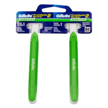 Imagem de Aparelho De Barbear Gillette Prestobarba Ultragrip Sensitive Com 2 Uni
