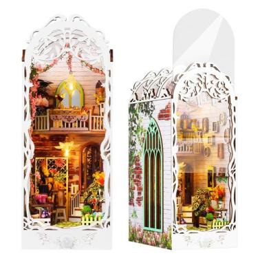 Imagem de Kit DIY Dollhouse Book Nook Lycidae com luzes LED Gardenhouse