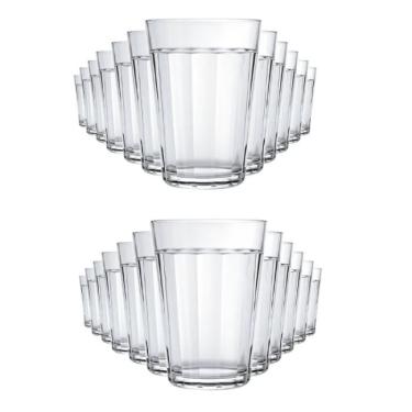 Imagem de Jogo 24 Copos Americanos Tradicional Nadir de Vidro 190 ml