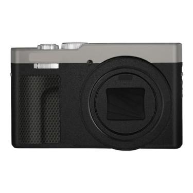 Imagem de ZS99 Adesivo de capa de câmera antiarranhões para Panasonic Lumix ZS99 Película protetora de câmera decalques (titânio + preto fosco)