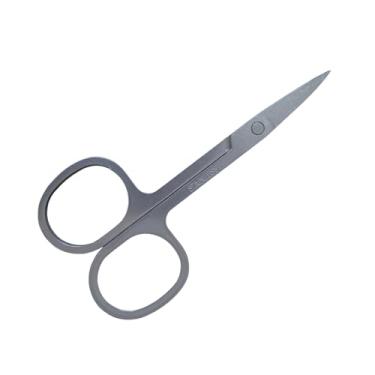 Imagem de Tesoura de Ponta Reta Fina – Ideal para Pelos, Sobrancelhas, Cortes Delicados, Manicure, Artesanato e Usos Gerais - Material em Aço Inox - Esterelizável