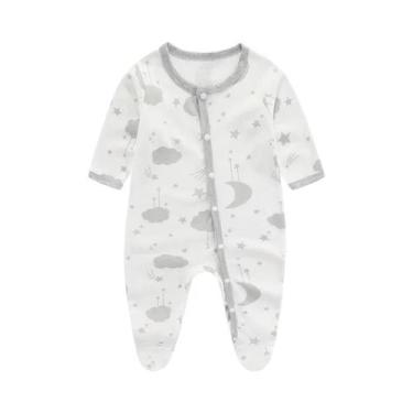 Imagem de Macacão Para Bebê Menina Ou Menino, Confortável Para Outono E Inverno,