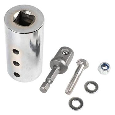 Imagem de MotiveTech Adaptador para furadeira de macaco de reboque com broca adaptadora de 1/2 polegada, compatível com eixo de acionamento de macaco de 1 polegada.