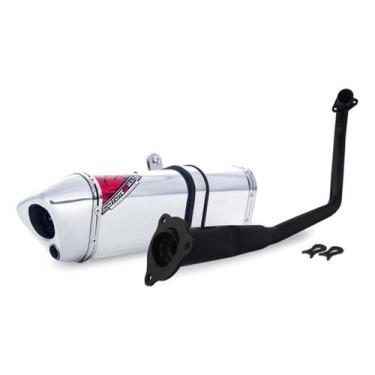 Imagem de Escape / Ponteira Coyote TRS 2 Way Alumínio - CG 150 Sport até 2008 - 