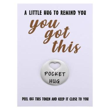 Imagem de Cartão comemorativo MIXJOY Pocket Hug Token Positivity Gift