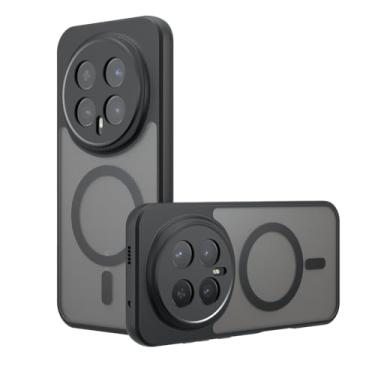 Imagem de Kukoufey Capa compatível com Honor Magic8 Pro, compatível com Magsafe, compatível com Honor Magic 8 Pro BKQ-AN10 Capa magnética embutida para celular antichoque preta