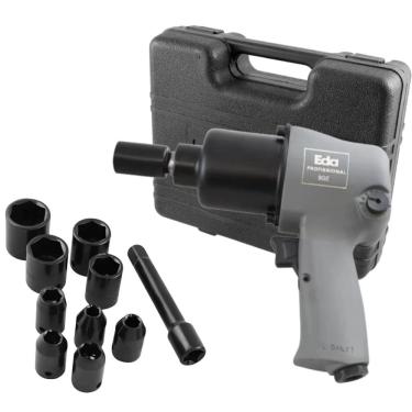 Imagem de Chave de Impacto Pneumática 1/2"" com Kit de Soquetes e Maleta - 9GE - EDA