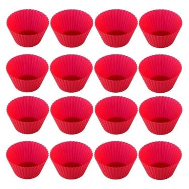 Imagem de 2X 12 X Formas Silicone Cupcake Muffin Pão De Queijo Mini Bo