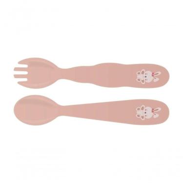 Imagem de Jogo De Talheres Infantil Tramontina Le Petit 2 Peças Rosa