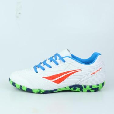 Imagem de Chuteira Penalty Futsal Mats XXI, 33, Branco