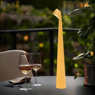 Imagem de Luminaria de Mesa, Abajur de Mesa para Leitor de Alienígena de Carregamento Usb Lâmpada Decorativa Minimalista Pode Ser Usado Como Carregador Portátil para Celular(Amarelo)