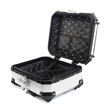 Imagem de Baú Moto Traseiro 22 Litros Aluminio Tronos