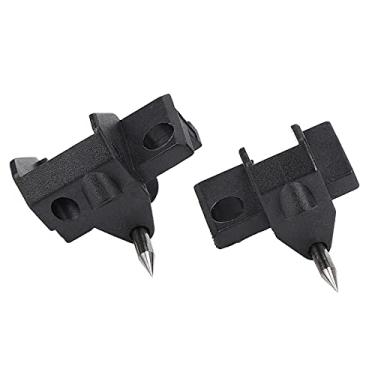 Imagem de 2 peças de eletrodos de emenda de fusão óptica para eletrodos de fibra de fusão de elétrodos de máquina de solda para modelos Ai-7C/Ai-8C/Ai-9 de fusão