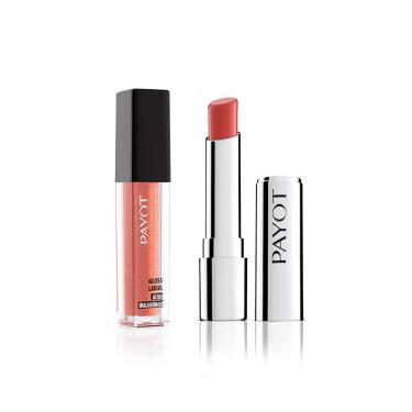 Imagem de Kit Lips Payot - 7: Gloss Ibiza + Batom Canela
