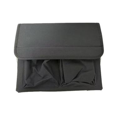 Imagem de Haofy Organizador Lateral para Cadeira de Apoio de Braço, Bolso para Laptop de 14 Polegadas Com Vários Bolsos Espaçosos e 2 Porta-copos, para Armazenamento de Bicicleta Em Cadeira de (33*10*26cm)