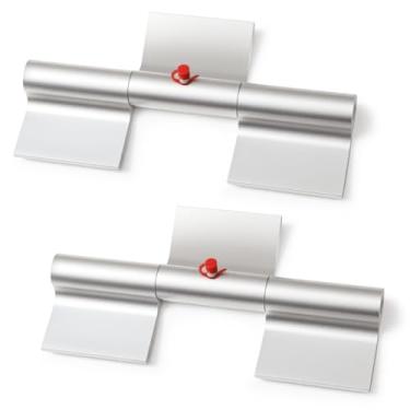 Imagem de Zonon 2 peças de alumínio de 23 cm de solda graxa em dobradiças de porta peça de substituição para reboque, caminhão, portão de equipamento mecânico, dobradiças de porta de rampa de reboque utilitário