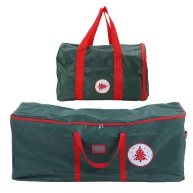 Imagem de Luocute Saco de Armazenamento de árvore de Natal, Conjunto de 2 Peças Sacos de Armazenamento de árvore de Natal de 7,5 Pés Com Tecido Oxford Impermeabilizante Com Zíper Duplo, para
