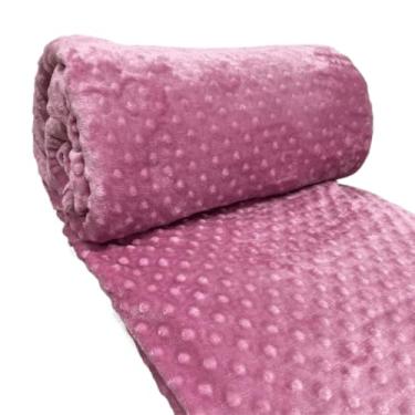 Imagem de Manta Casal, Cobertor Manta Fleece Soft Casal Queen Microfibra Grosso - Inverno 2,40 X 2,20m(Rosa Bolha)