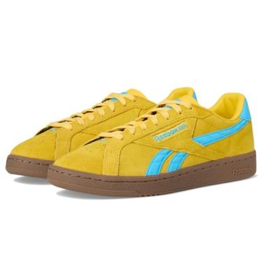 Imagem de Reebok Tênis feminino Club C Grounds UK, Golden Haze/Future Cyan/Gum, 35