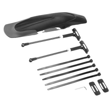 Imagem de Para-lamas alargados para bicicletas de montanha, compatíveis com pneus dianteiros e traseiros de 26 a 29 polegadas. Acessórios duráveis ​​para ciclismo.(Rear Fender)