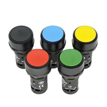 Imagem de Interruptor de botão de redefinição modular com amarelo claro MP1-42Y-10; 10060146