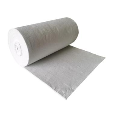 Imagem de Cobertor de isolamento de alta temperatura de 5 m, cobertor de isolamento de fibra de vidro à prova de fogo, para fornalha, forjas, fornos, fogões (500 x 100 x 2 cm)