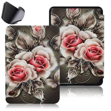 Imagem de Yzlvigrous Capa para Kindle Paperwhite 12th/Coloroft Signature Edition 1ª Geração 2024, Tampa Traseira de TPU Macia de 7 Polegadas com Sono/acordamento Automático, Modelo: SA568B/SA569P/SA59CP