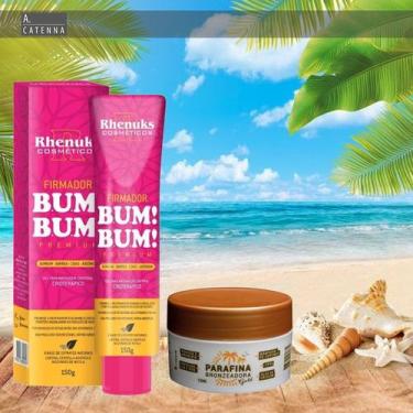 Imagem de Parafina Bronzeadora Gold FPS8 Hidrata e Bronzeia + Gel Firmador Bumbu