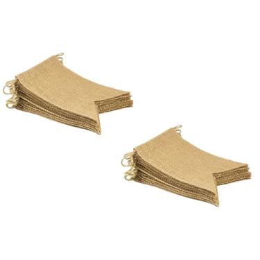 Imagem de Pro Bamboo Kitchen 2 conjuntos de 15 peças, kit de bandeira de serapilheira faça você mesmo com estênceis de letras, decorações de Natal, faixa manuscrita à mão para festas temáticas de aniversário e