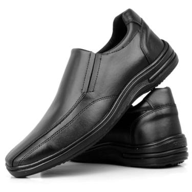 Imagem de Sapato Social Masculino Preto – Sapato Masculino Confort – Palmilha Anatômica– 37 ao 46 (301, BR, Adulto, Numérico, 39)
