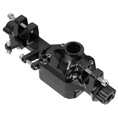 Imagem de CUOFYUNL Carcaça do eixo dianteiro do carro RC em liga de alumínio Fácil instalação Durável Carcaça do eixo dianteiro 1/10 para 1/10 (Preto Superior: 84661 3K000HZ, 84661 3K000 HZ, Inferior:)