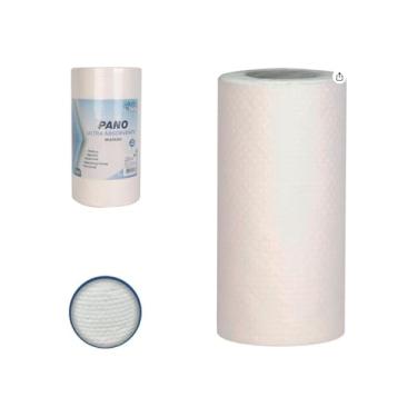 Imagem de Rolo de Pano Ultra Absorvente Multiuso, 50 Folhas, Branco, PP com Polpa de Madeira, 25x30cm, 624g