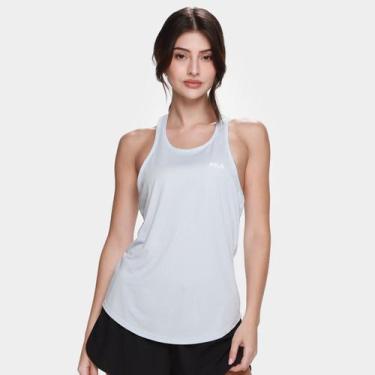 Imagem de Regata Fila Basic Sports III Feminina, Azul, Cinza, G