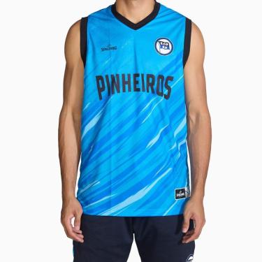 Imagem de Regata Spalding Pinheiros Fan Base ECP Warm Up 24/25 - Azul-Masculino
