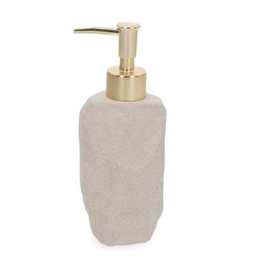 Imagem de Porta Sabonete Líquido Orgânico Em Cimento Bege Mart 200ml