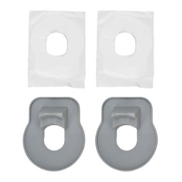 Imagem de Suportes para tubos de piscina adesivos ABS acima do solo Suporte de mangueira de piscina para tubos de 1,25 polegadas de diâmetro Durável, resistente e fácil instalação 2 peças