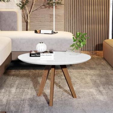 Imagem de Mesa de Centro Dubai Para Sala Pequena - Decor, Branco
