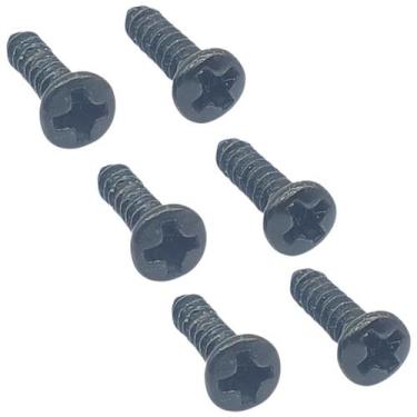 Imagem de 6 Parafuso Preto fixar tarraxa Violao guitarra 2,2X9,5 MXP