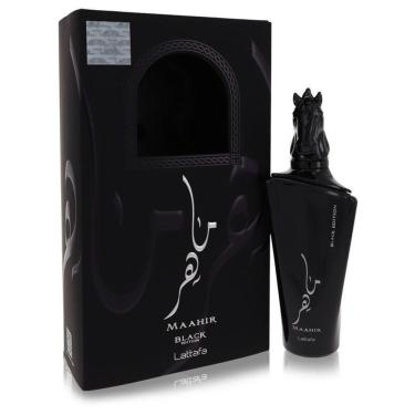 Imagem de Perfume Feminino Maahir Black Edition Lattafa 100 Ml Eau De Parfum