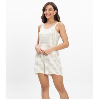 Imagem de Pijama Regata Feminino Regata Infinita Cor Azul, P, Azul