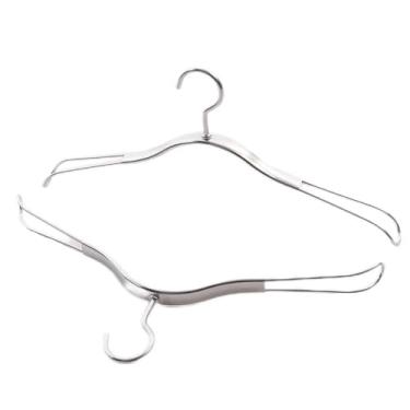 Imagem de Cabide de metal adulto antiderrapante para exibição de roupas para casa cabide de armazenamento de roupas vintage para armário com economia de espaço cabide organizador de pendurar adequado para